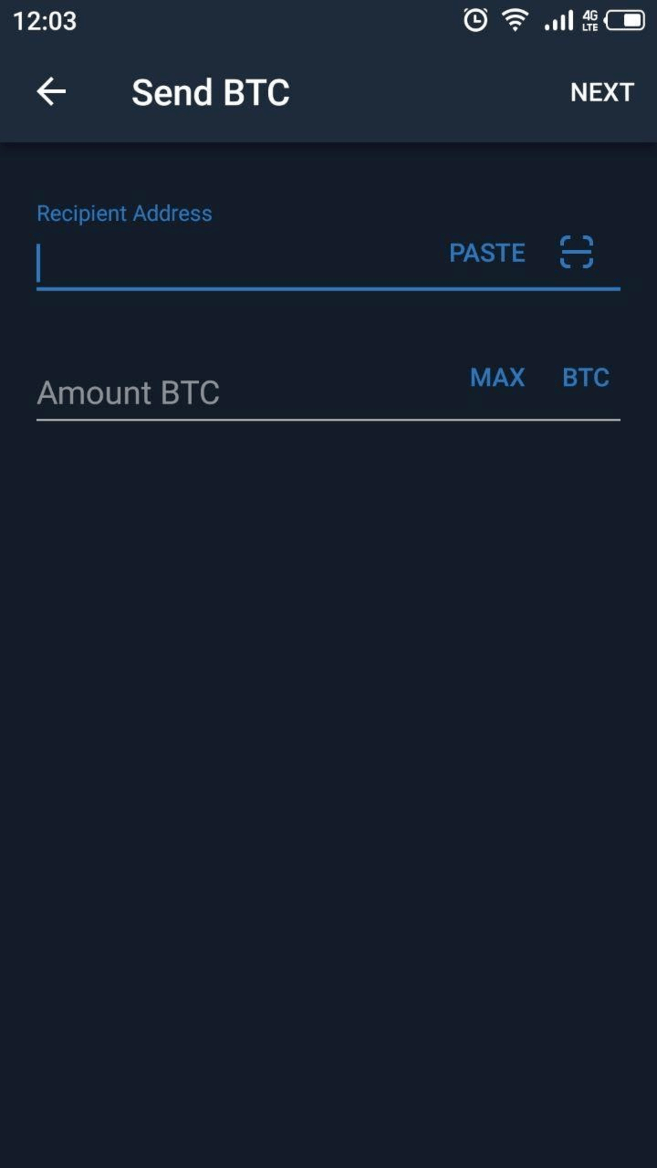 screenshot of trustwallet